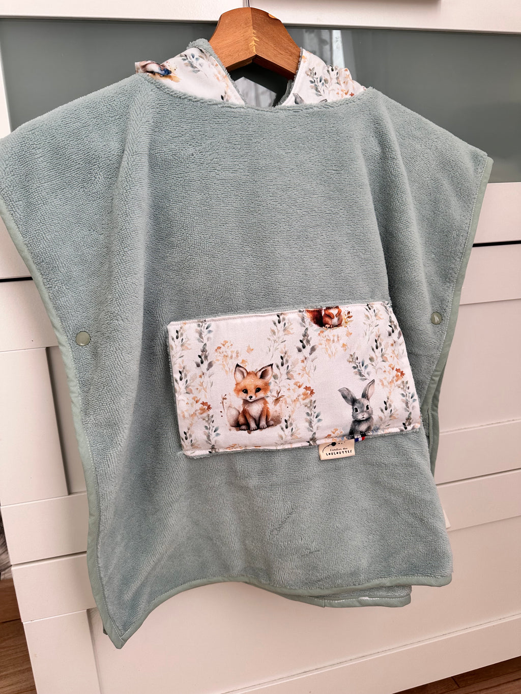Poncho de bain personnalisé
