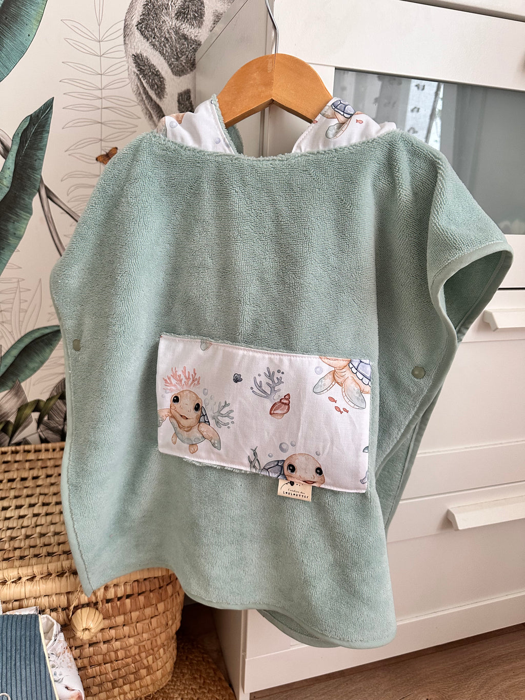 Poncho de bain personnalisé