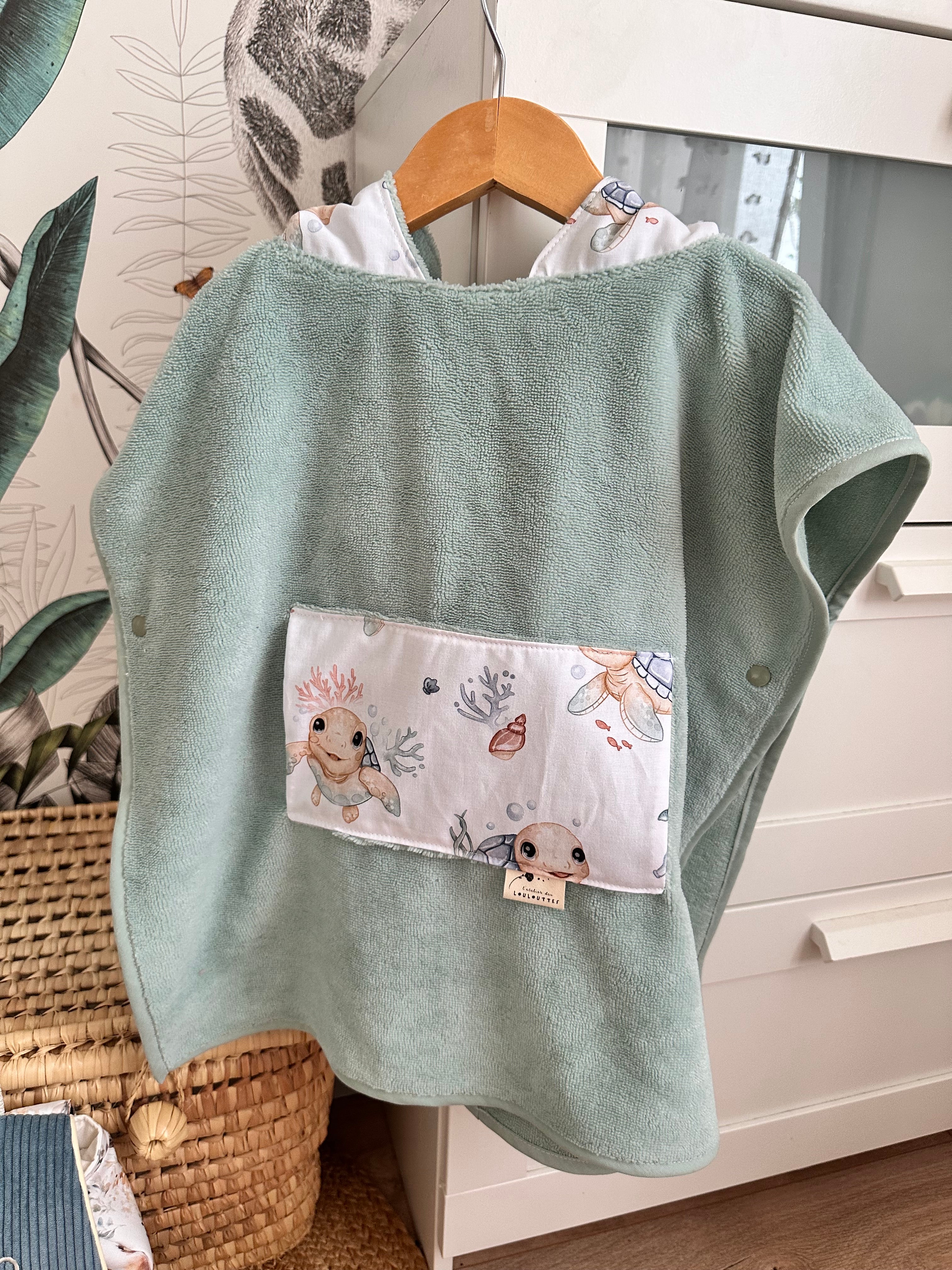 Poncho de bain personnalisé
