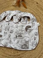 Bavoir rond bébé personnalisé