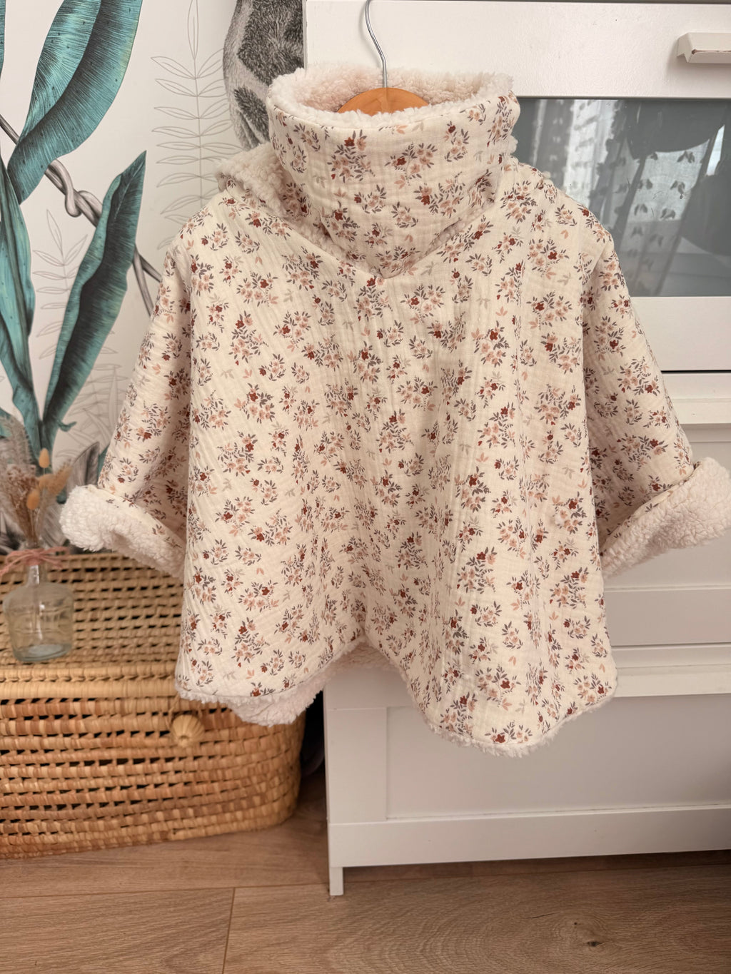 Poncho en double gaze personnalisé