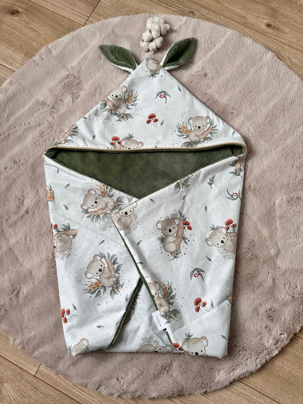 Cape de bain personnalisée