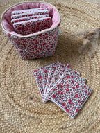 Panière et ses lingettes personnalisée