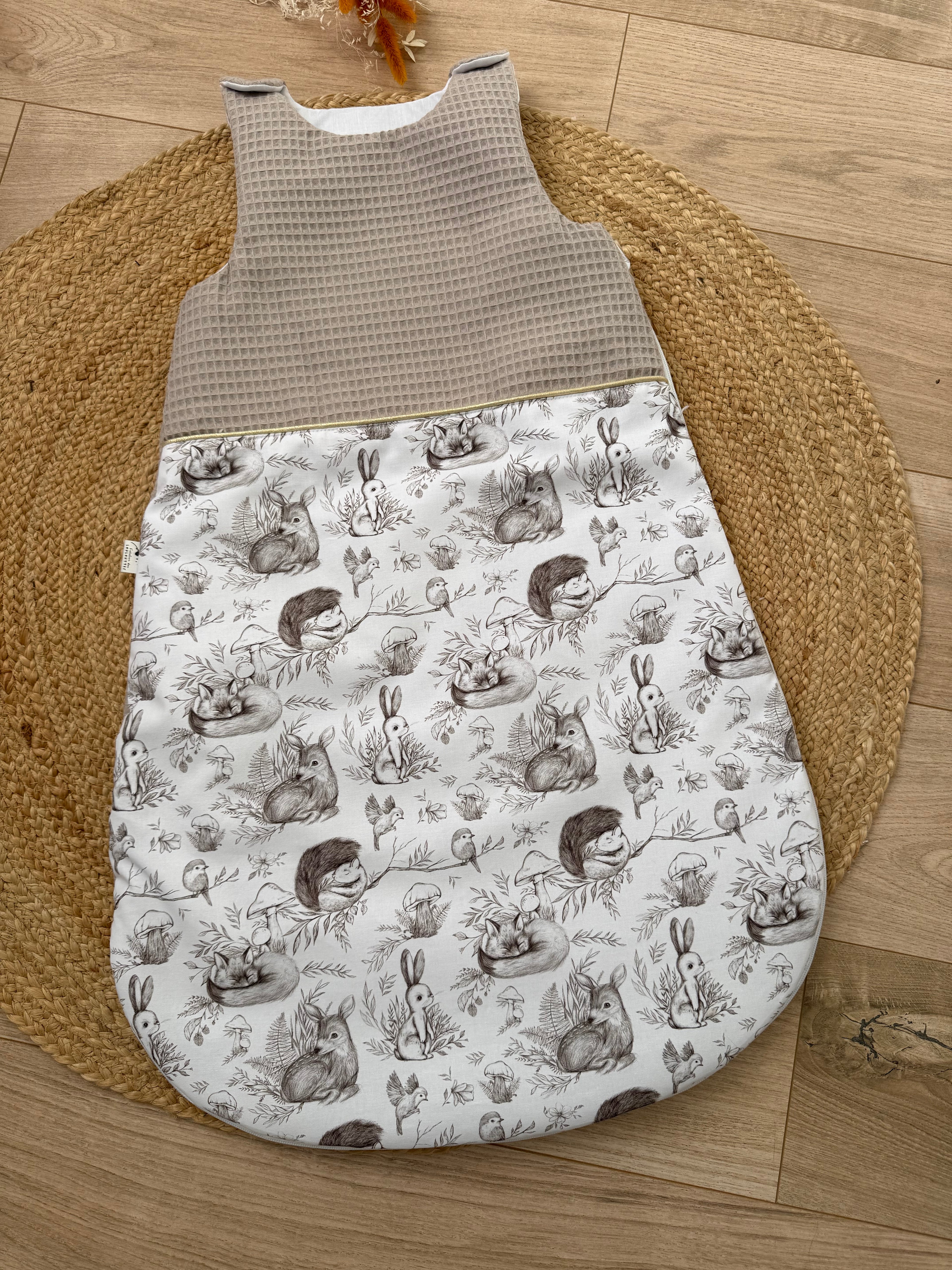 Gigoteuse bébé personnalisée - double