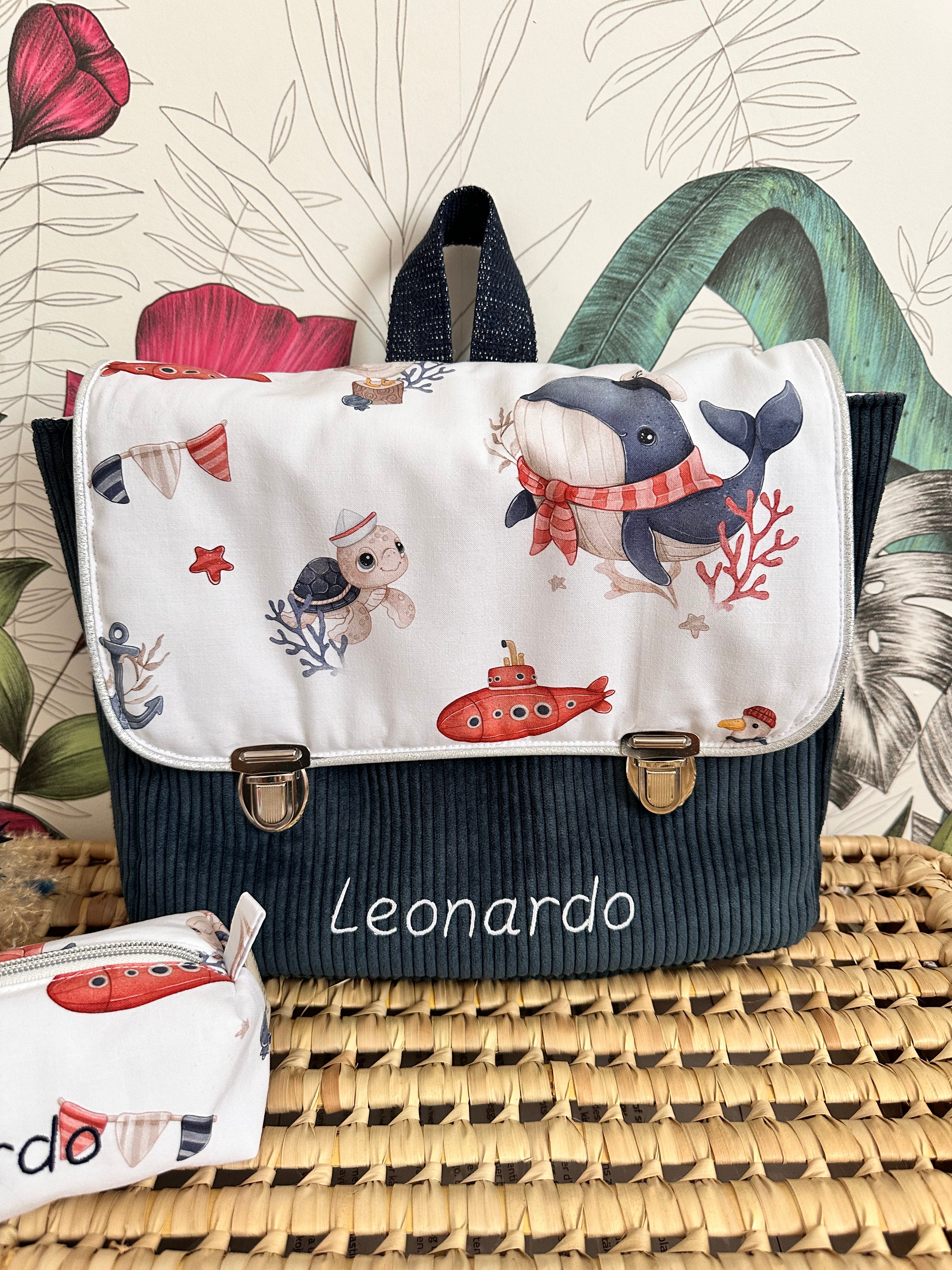 Cartable maternelle personnalisé